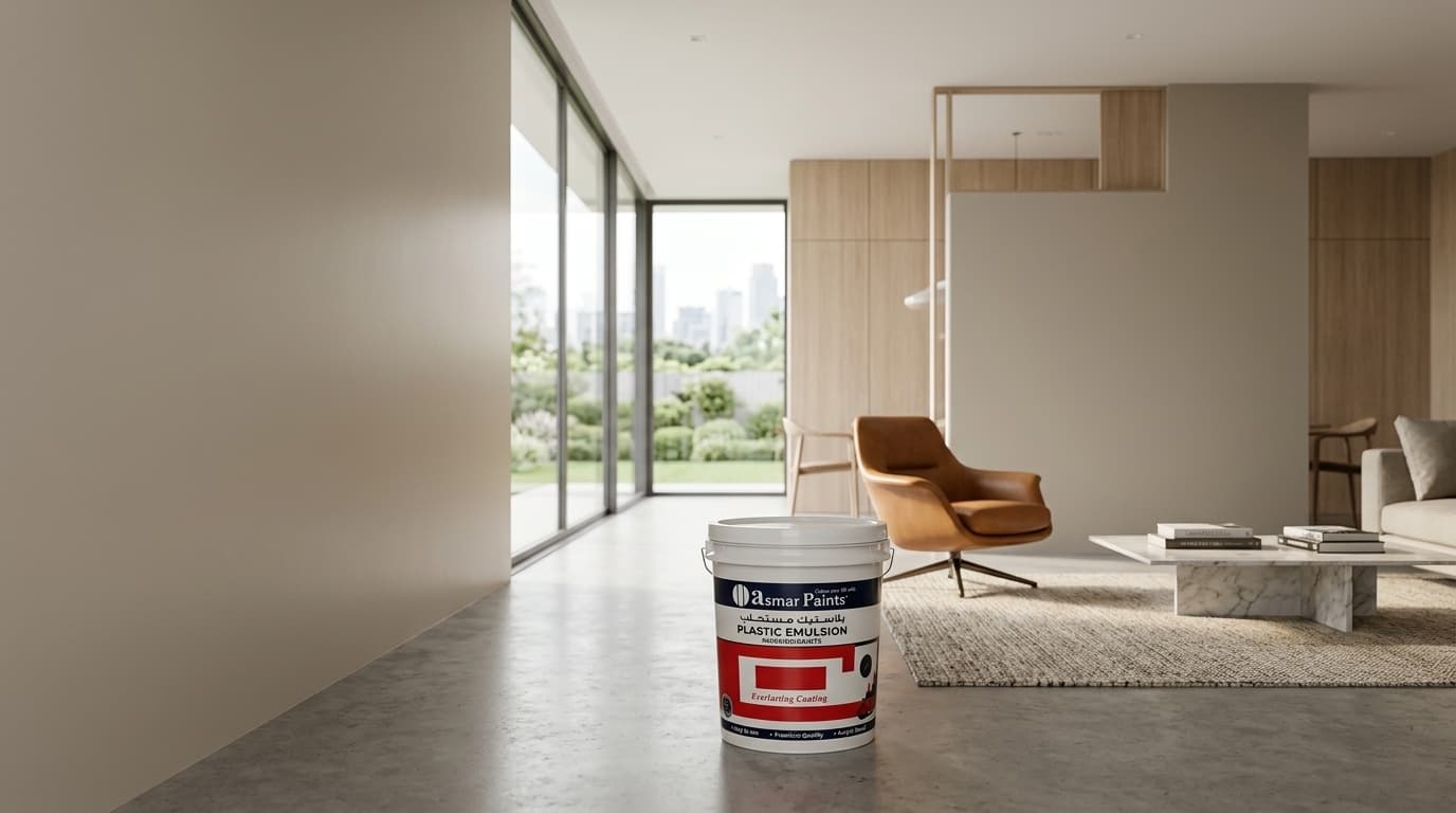 Asmar Plastic Emulsion (Ceiling) in a finished space
